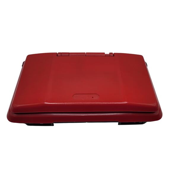 Nintendo DS Handheld System - rare red d3 cracked Hinge Tested - Picture 2 of 3